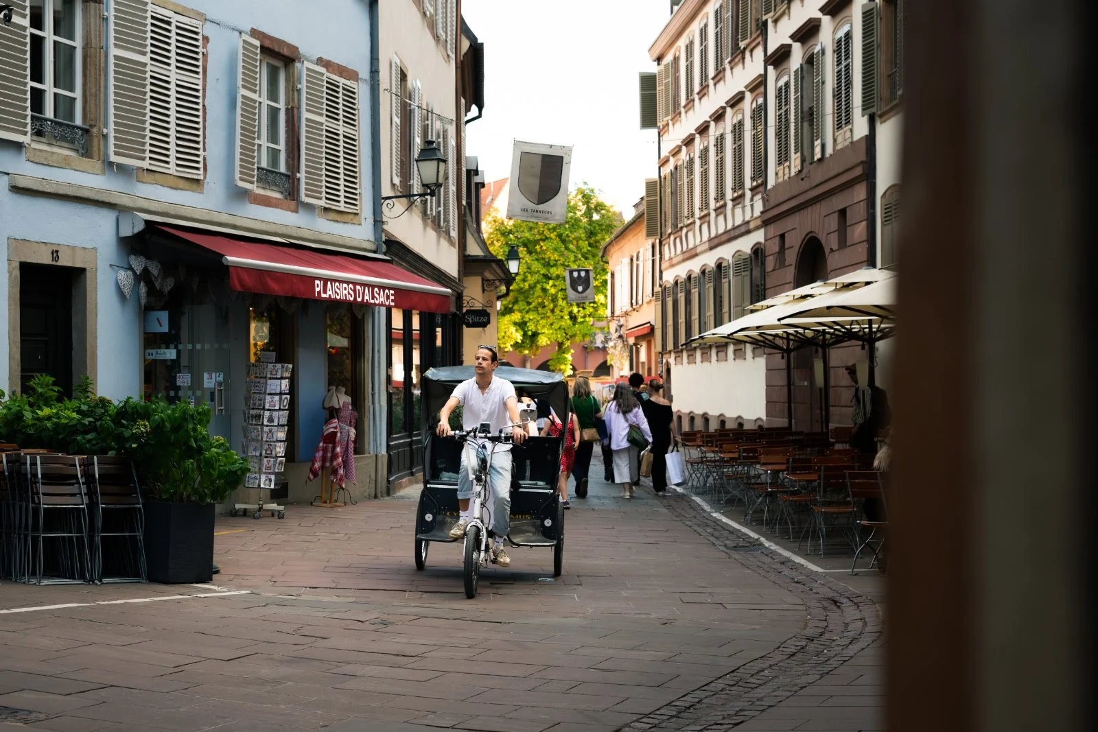 Balade en calèche à vélo à Strasbourg